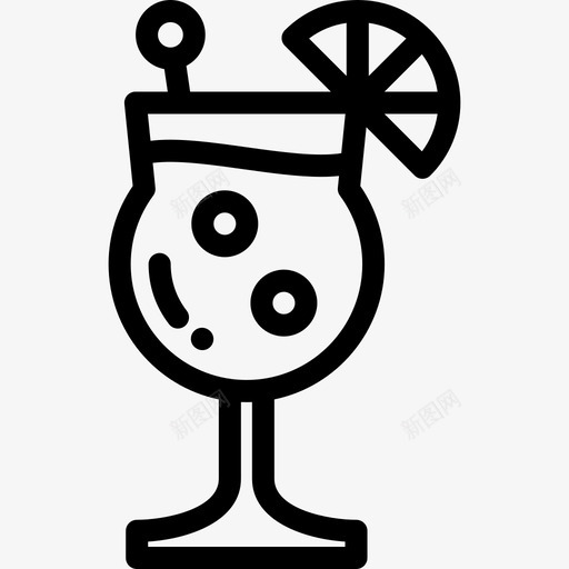 鸡尾酒夜派对2直系图标svg_新图网 https://ixintu.com 夜派对2 直系 鸡尾酒