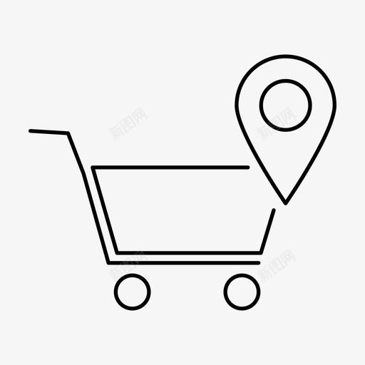 市场定位购物车网店图标svg_新图网 https://ixintu.com 市场定位 网店 网页设计概要 营销 购物 购物场所 购物车 采购