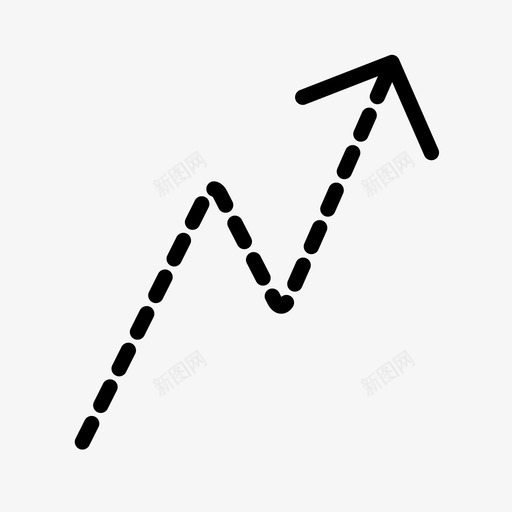 箭头右上箭头点箭头图标svg_新图网 https://ixintu.com 右上箭头 点方向箭头 点箭头 箭头