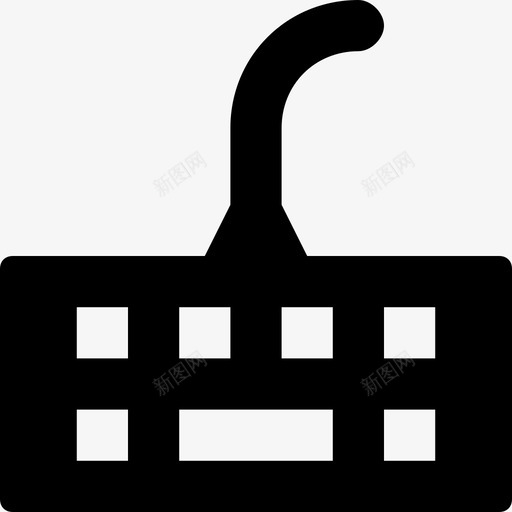 键盘科技5实心图标svg_新图网 https://ixintu.com 实心 科技5 键盘