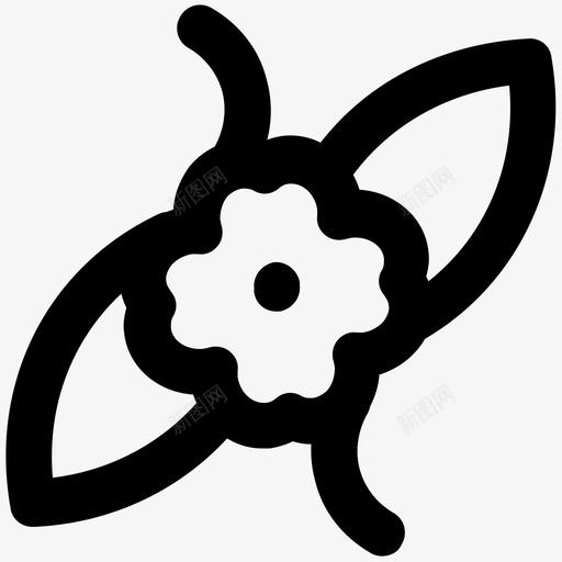 大胆的自然花朵图案图标svg_新图网 https://ixintu.com 大胆的自然 花朵图案