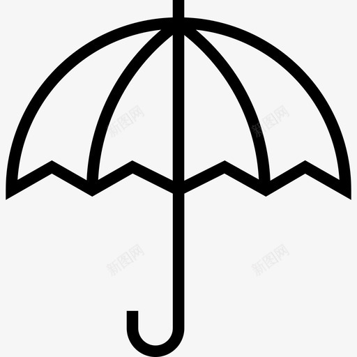 伞式全球物流8直线式图标svg_新图网 https://ixintu.com 伞式 全球物流8 直线式