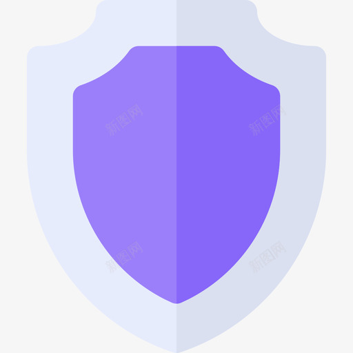 护盾游戏9扁平图标svg_新图网 https://ixintu.com 扁平 护盾 游戏9