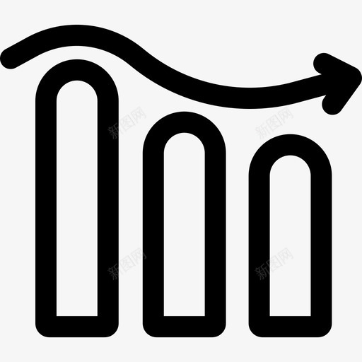 条形图业务分析8线性图标svg_新图网 https://ixintu.com 业务分析8 条形图 线性