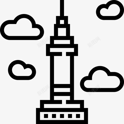 韩国天字符号2图标svg_新图网 https://ixintu.com 天字符号2 韩国