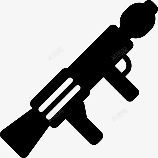 机枪武器装备装填图标svg_新图网 https://ixintu.com 机枪 武器装备 装填