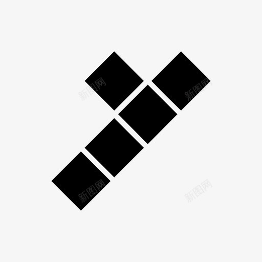 五多边形拼图图标svg_新图网 https://ixintu.com 五 十二 多边形 拼图 正方形