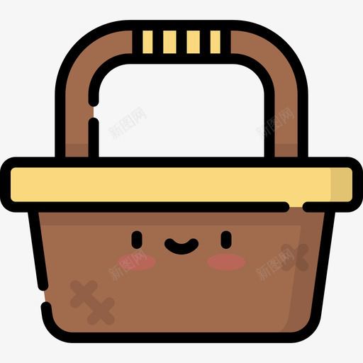 篮子秋16线性颜色图标svg_新图网 https://ixintu.com 秋16 篮子 线性颜色