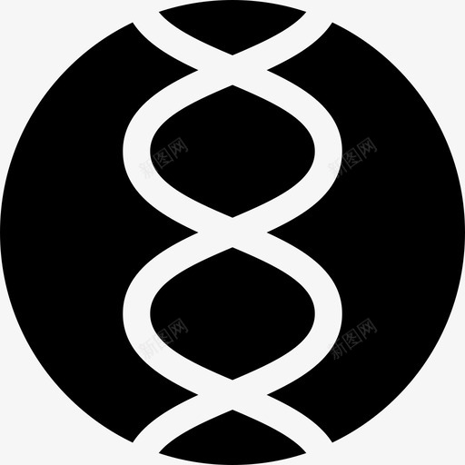 Dna医学42填充图标svg_新图网 https://ixintu.com Dna 医学42 填充