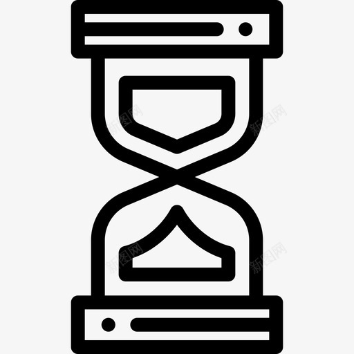 沙漏心理学6线性图标svg_新图网 https://ixintu.com 心理学6 沙漏 线性