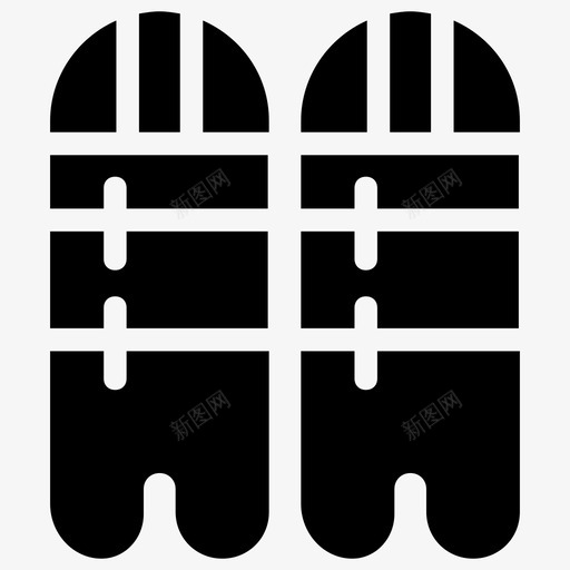 板球垫板球设备护膝图标svg_新图网 https://ixintu.com 护膝 板球垫 板球字形矢量图标 板球设备 运动工具 运动服