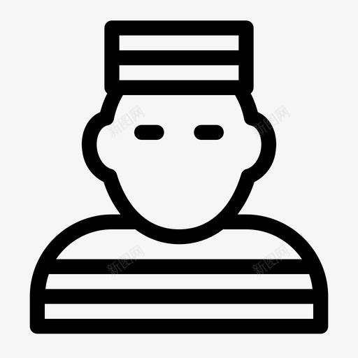 囚犯抢劫犯嫌疑人图标svg_新图网 https://ixintu.com 2018年8月31日 囚犯 嫌疑人 小偷 抢劫犯