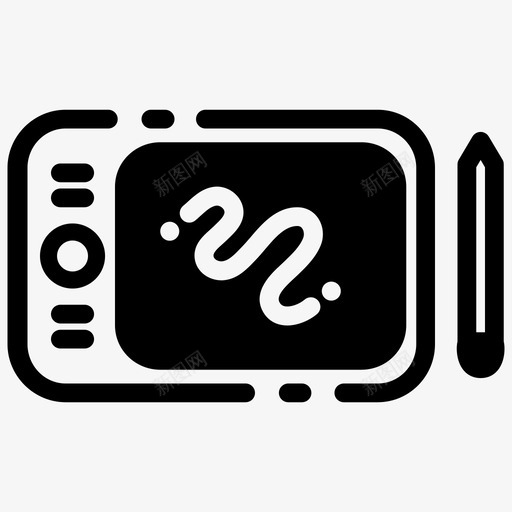 笔板师绘图图标svg_新图网 https://ixintu.com 小工具坚实的效率工具 油漆 笔板 绘图 设计师