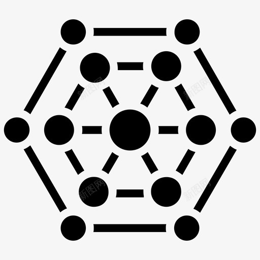 网络共享网络连接网络图图标svg_新图网 https://ixintu.com 数据可视化图示符图标 网络 网络共享 网络图 网络拓扑 网络连接