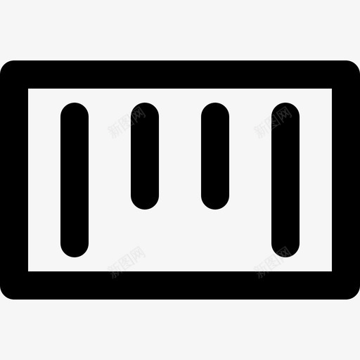 条形码ui超级基本线性图标svg_新图网 https://ixintu.com ui超级基本 条形码 线性