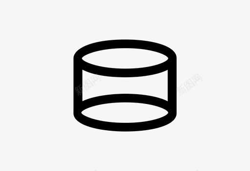 缸_cylinder2svg_新图网 https://ixintu.com 缸_cylinder2