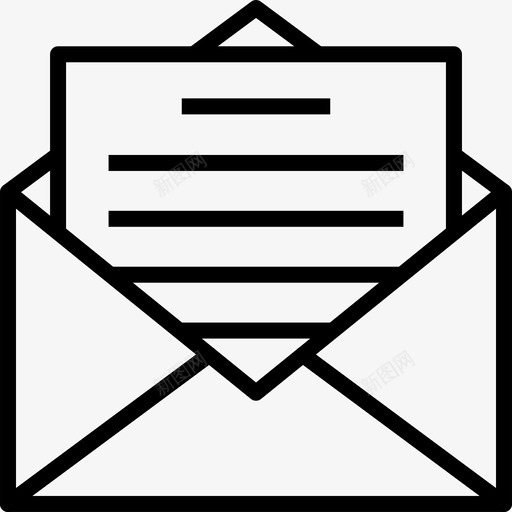 电子邮件教育37直系图标svg_新图网 https://ixintu.com 教育37 电子邮件 直系
