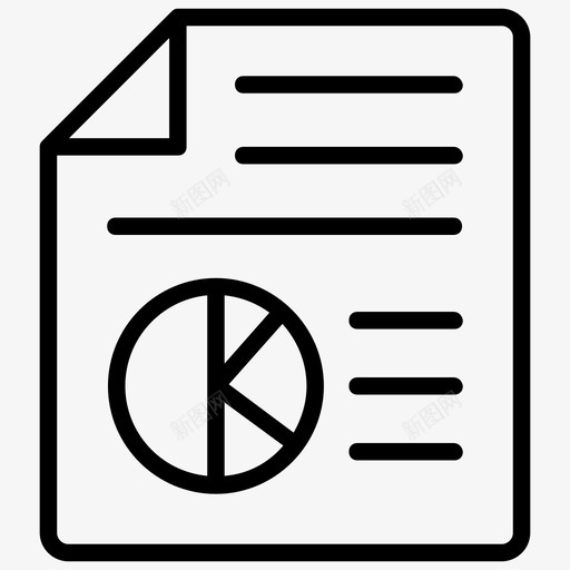 业务报表业务分析财务报表图标svg_新图网 https://ixintu.com 业务分析 业务报表 图形报表 市场分析 数据可视化线图标 财务报表 饼图