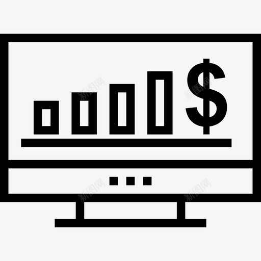 利润项目管理4线性图标svg_新图网 https://ixintu.com 利润 线性 项目管理4