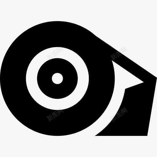 胶带文具和办公室2填充图标svg_新图网 https://ixintu.com 填充 文具和办公室2 胶带