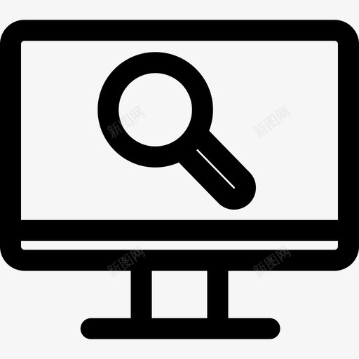 监视器seo38线性图标svg_新图网 https://ixintu.com seo38 监视器 线性