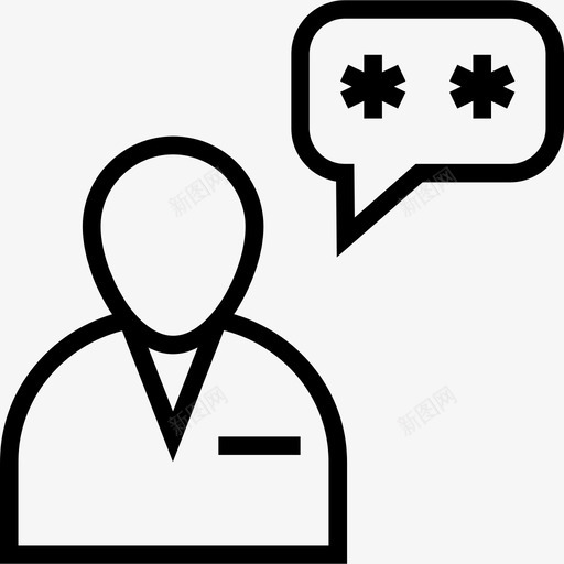 用户数字营销38线性图标svg_新图网 https://ixintu.com 数字营销38 用户 线性
