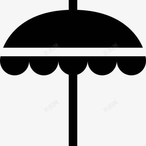 太阳伞夏威夷7填充图标svg_新图网 https://ixintu.com 填充 夏威夷7 太阳伞