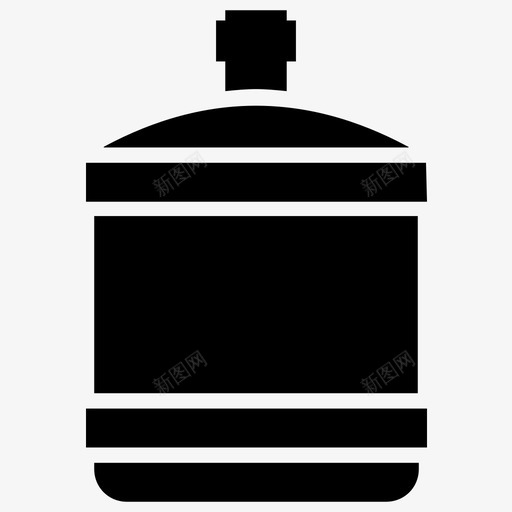 瓶装水饮用水白酒图标svg_新图网 https://ixintu.com 塑料包装和一次性餐具字形图标 瓶装水 白酒 纯净水 饮用水