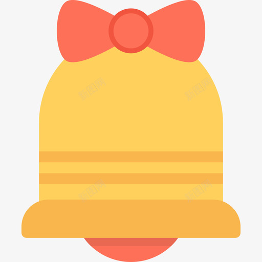 钟声聚会和庆祝平铺图标svg_新图网 https://ixintu.com 平铺 聚会和庆祝 钟声