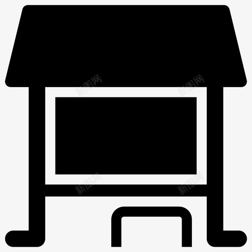 广告牌广告户外广告图标svg_新图网 https://ixintu.com 广告 广告牌 广告牌矢量图标 户外广告