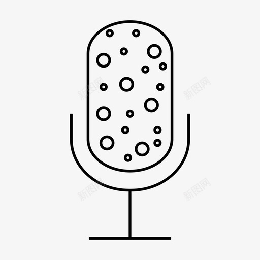 麦克风唱歌歌手图标svg_新图网 https://ixintu.com 唱歌 歌手 歌曲 网页设计大纲 营销 麦克风