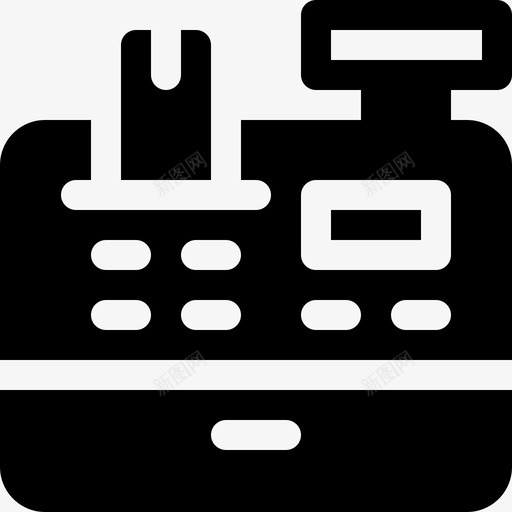 收银台购物中心5已满图标svg_新图网 https://ixintu.com 已满 收银台 购物中心5