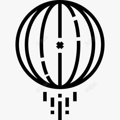 沙滩球音乐节11线性图标svg_新图网 https://ixintu.com 沙滩球 线性 音乐节11
