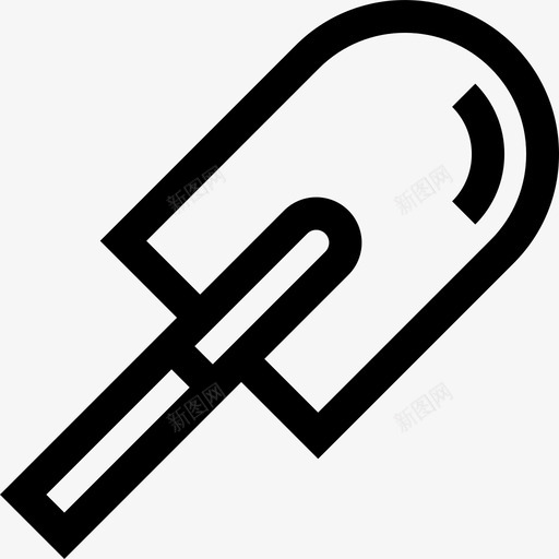 铲子考古学5直线图标svg_新图网 https://ixintu.com 直线 考古学5 铲子