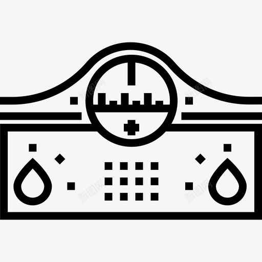 收音机retroelectronics9线性图标svg_新图网 https://ixintu.com retroelectronics9 收音机 线性