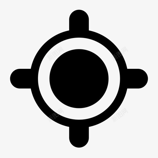 icon-设为地图中心点svg_新图网 https://ixintu.com icon-设为地图中心点