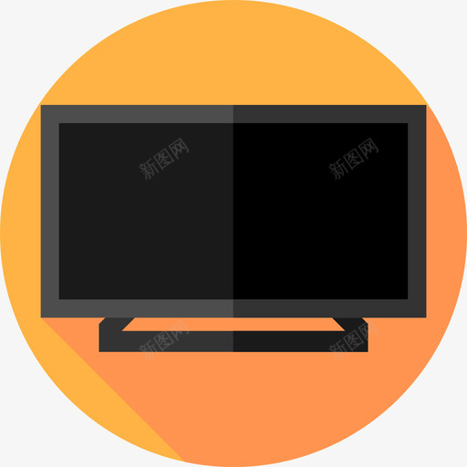 显示器智能设备10扁平图标svg_新图网 https://ixintu.com 扁平 显示器 智能设备10
