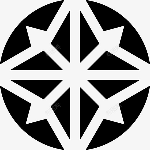 罗盘航行3充满图标svg_新图网 https://ixintu.com 充满 罗盘 航行3