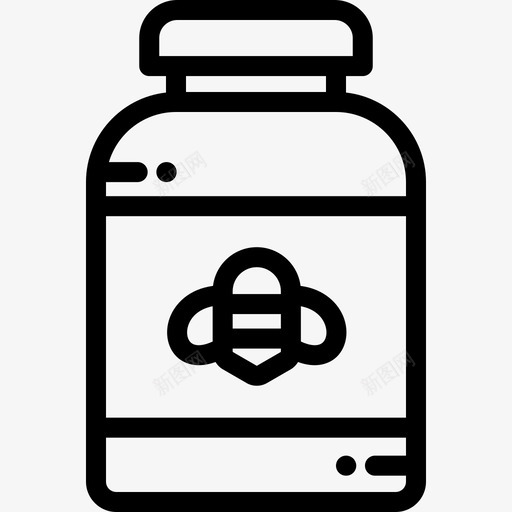 蜂蜜农业19直系图标svg_新图网 https://ixintu.com 农业19 直系 蜂蜜