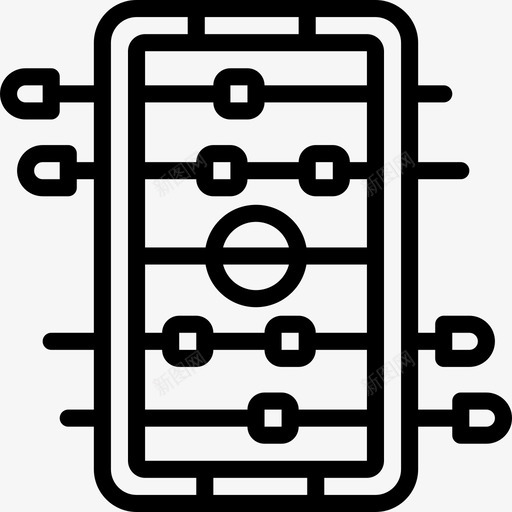 桌球娱乐3直线型图标svg_新图网 https://ixintu.com 娱乐3 桌球 直线型