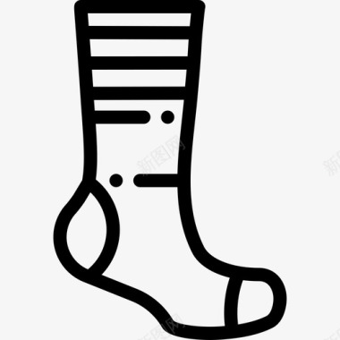 袜子篮球二队直线型图标图标