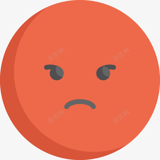 生气了什么表情平淡图标svg_新图网 https://ixintu.com 什么表情 平淡 生气了