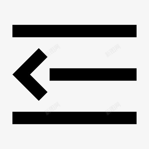 向左收缩svg_新图网 https://ixintu.com 向左收缩