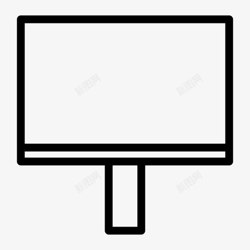 招牌广告横幅图标svg_新图网 https://ixintu.com ios 广告 招牌 横幅 用户界面轮廓 网页设计