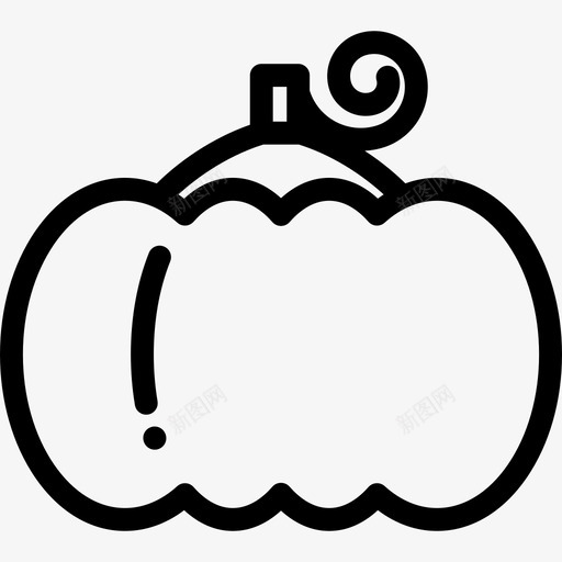 南瓜健康食品9直系图标svg_新图网 https://ixintu.com 健康食品9 南瓜 直系