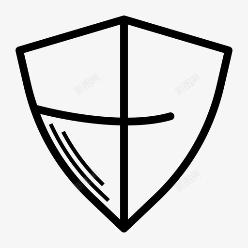 盾牌盔甲守卫图标svg_新图网 https://ixintu.com 保护 守卫 安全 工作 盔甲 盾牌