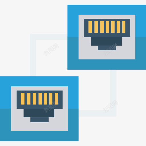 文件共享网络和通信平面图标svg_新图网 https://ixintu.com 平面 文件共享 网络和通信