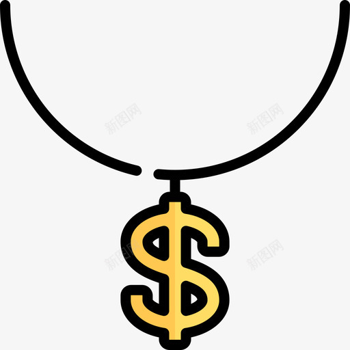 吊坠奢侈品商店5线性颜色图标svg_新图网 https://ixintu.com 吊坠 奢侈品商店5 线性颜色