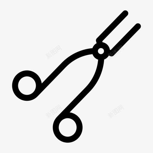 剪刀护理镊子图标svg_新图网 https://ixintu.com 剪刀 医疗 医疗护理 卫生 护理 镊子