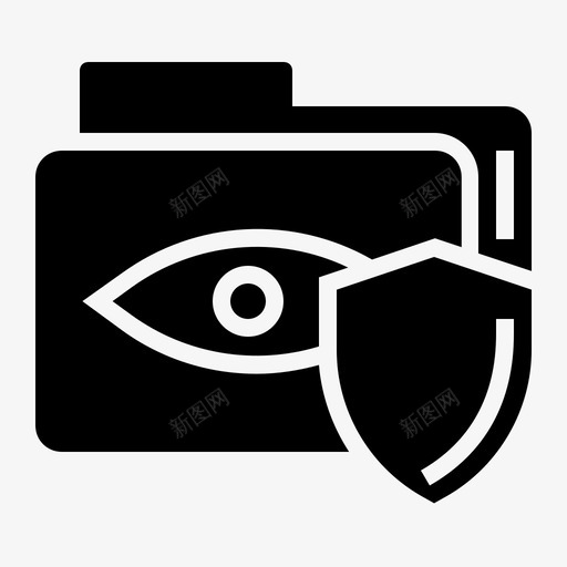 数据保护文件夹通用数据保护条例图标svg_新图网 https://ixintu.com 屏蔽 数据保护 文件夹 通用数据保护条例